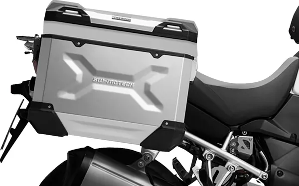 Trax Adventure Side Case Silver -0