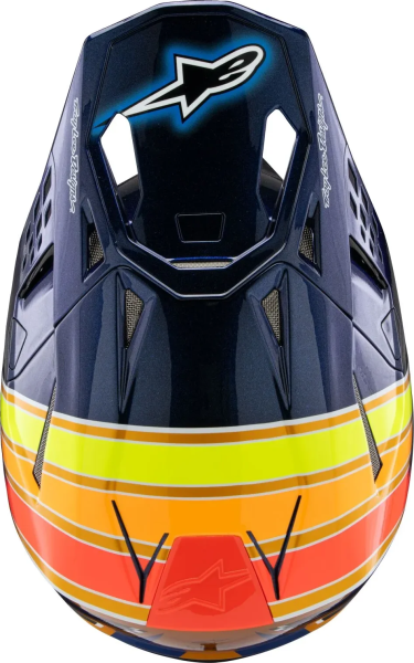 Casca Alpinestars S-M10 Tld 25 Blue/Orange/Yellow-2