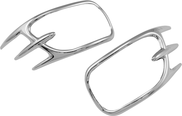 Mirror Back Accent Grilles Chrome, 1, nordicamoto.ro