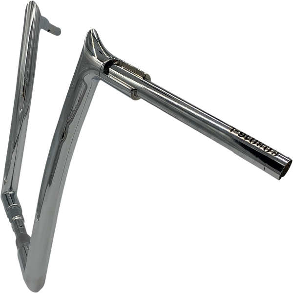 1-1/2(r) Ez Install Pointed Top Handlebar Silver, 4, nordicamoto.ro