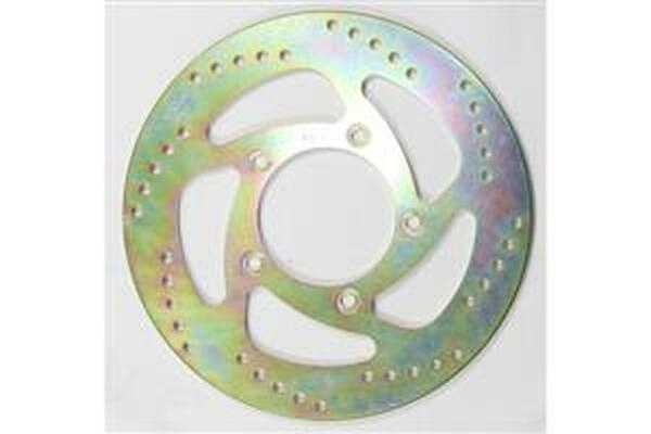 Round Hpsr Solid Brake Rotor Gold, Stainless Steel, Zinc, 1, nordicamoto.ro