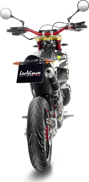 Tobă de eșapament LeoVince X-FIGHT Black Edition Slip-On pentru Fantic XE 50 / XM 50, 2, nordicamoto.ro