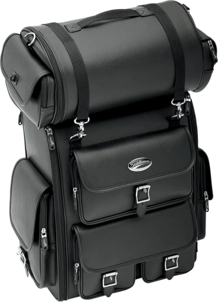Ex2200 Sissy Bar Bag With Roll Bag Black, 2, nordicamoto.ro