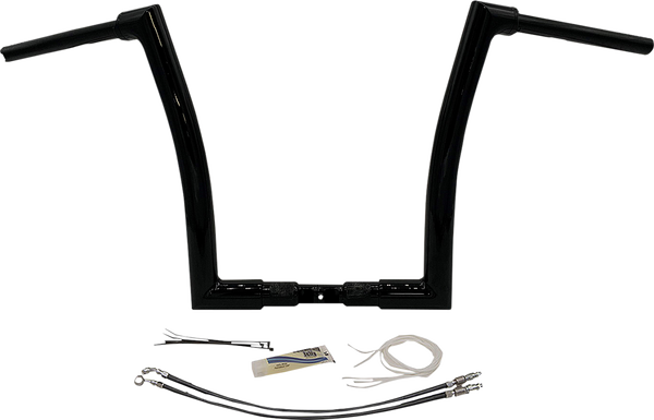 1-1/2(r) Ez Install Flat Top Handlebar Kit Black, 1, nordicamoto.ro