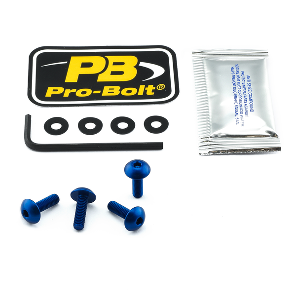 Screen Bolt Aluminium Blue, 1, nordicamoto.ro