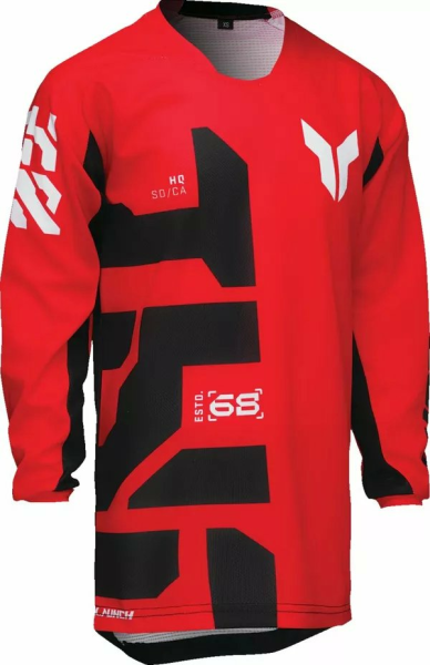 Tricou Enduro Copii Thor Launchmode Forge Red-1