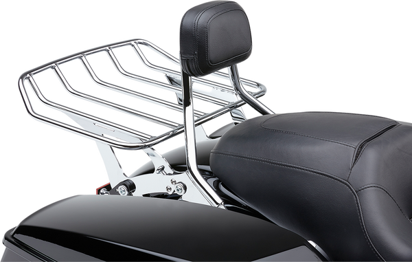 Short Detachable Backrest Silver, 2, nordicamoto.ro