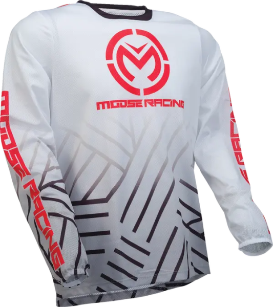 Tricou MOOSE RACING Sahara Black/White-3