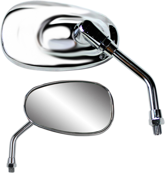 Classic American-style Mirror Silver, 1, nordicamoto.ro