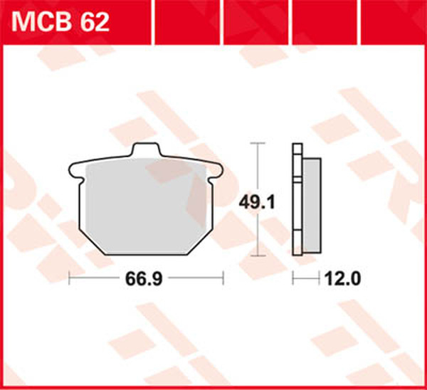 Plăcuțe de frână ceramice universale, 1, nordicamoto.ro