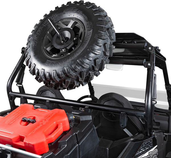 Universal Spare Tire Carrier Black-1