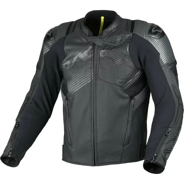 Geaca de piele sport MACNA IGNITE Negru 52, 3, nordicamoto.ro