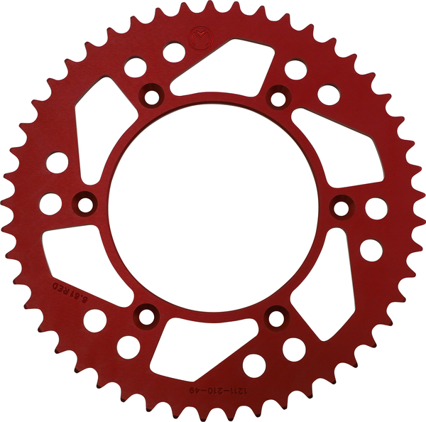 MOOSE RACING Rear Aluminum Sprocket Red, 3, nordicamoto.ro