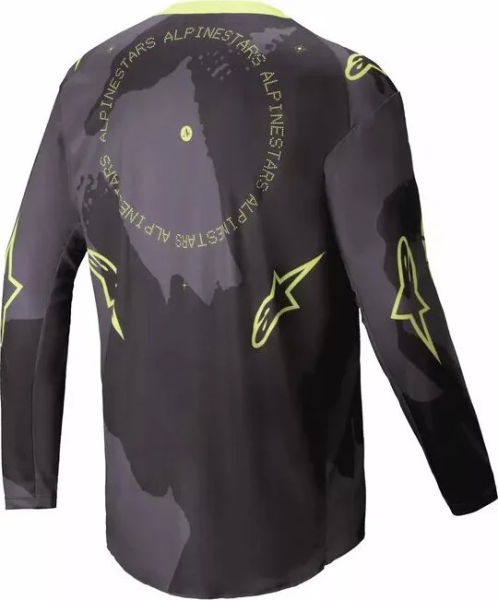 Tricou Alpinestars Racer Hollow Camo/Yellow-0