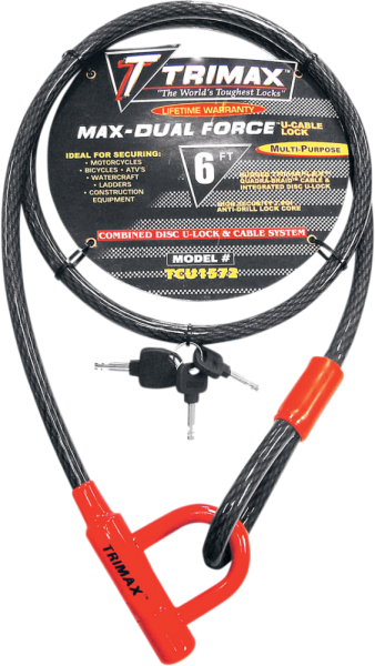 Trimaflex Cable Locks Black, 1, nordicamoto.ro