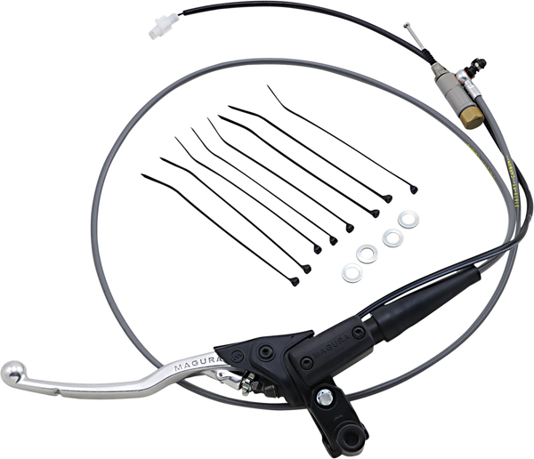 Hymec Hydraulic Clutch System Black, Silver, 1, nordicamoto.ro
