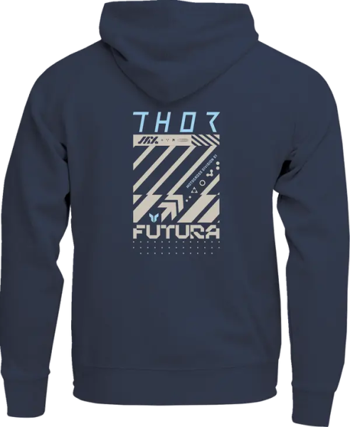 Youth Futura Pullover Hoodie Blue -1