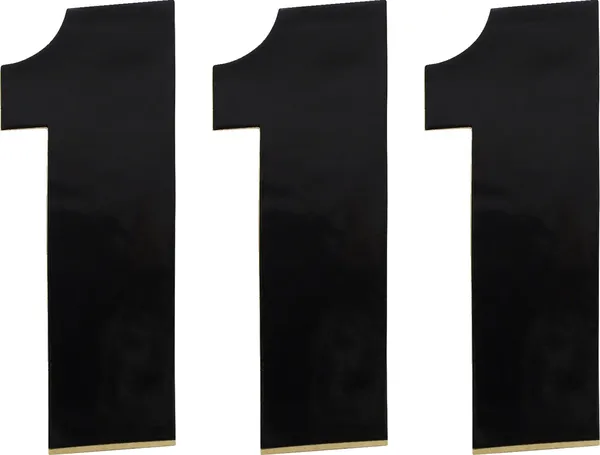 MOOSE RACING Vinyl Race Numbers Black 