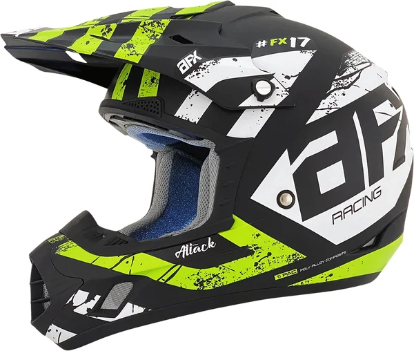 Casca AFX FX-17 Attack Black/Green L, 3, nordicamoto.ro