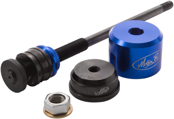 American V-twin Steering Race Tool Blue, Anodized -1
