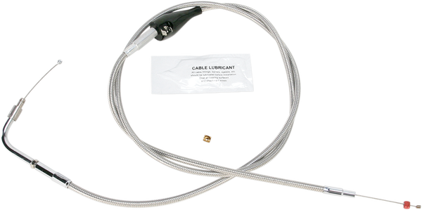 Stainless Steel Throttle/idle Cable Silver +254 mm (10''), 1, nordicamoto.ro