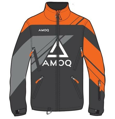 Geaca Snowmobil AMOQ Black/Orange-1