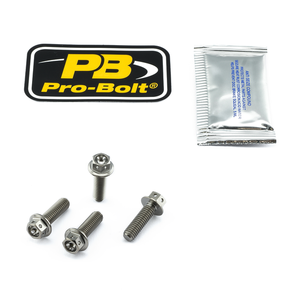Titanium Brake & Clutch Lever Perch Pinch Bolt Kit, 1, nordicamoto.ro