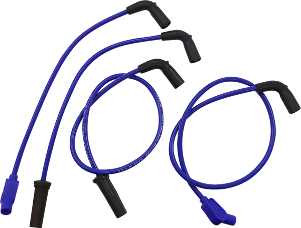 8mm Custom-fit Spark Plug Wire Kit Blue, 1, nordicamoto.ro