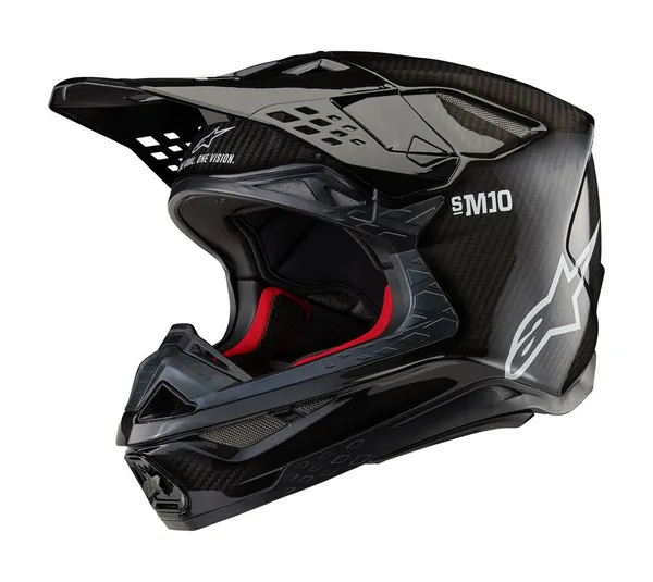 Casca Alpinestars Supertech M10 Solid Mx Black-6