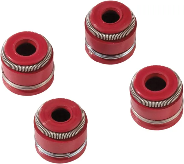 MOOSE RACING Valve Stem Seals Red 