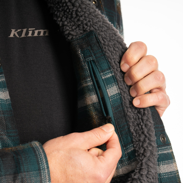 Camasa Klim Bridger Fleece Lined Flannel Imperial Blue - Dress Blues-6