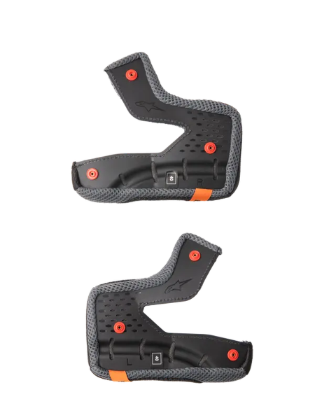Sm7 Helmet Cheek Pads Black -0