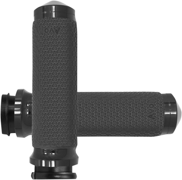Vibration Dampening Memory Foam Grips Black, 1, nordicamoto.ro