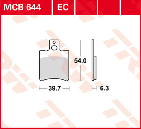 Plăcuțe de frână ceramice din seria Ec, 1, nordicamoto.ro
