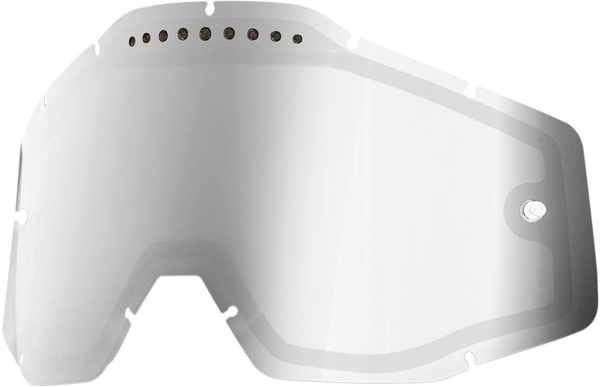 Accuri-racecraft-strata Goggle Dual Lens Silver 