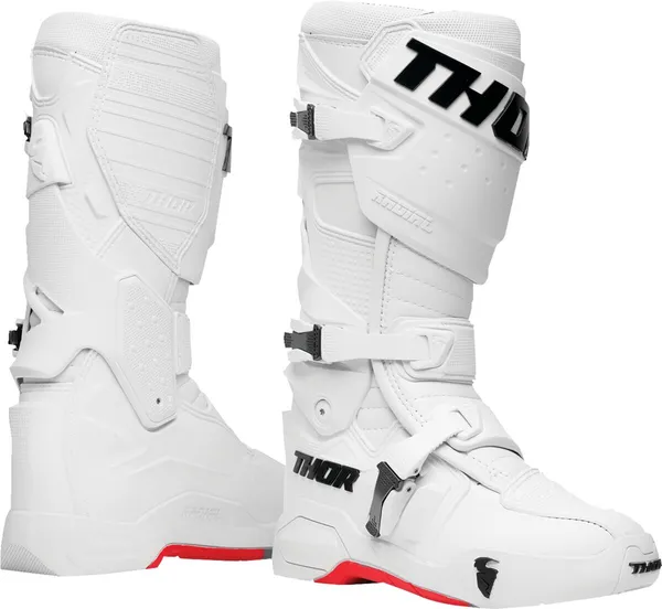 Cizme Thor Radial MX Frost White-11