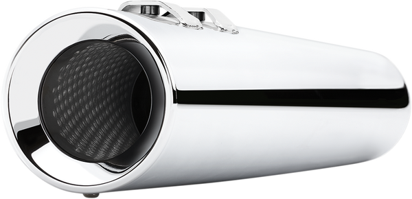Powr-flo Slip-on Mufflers Chrome, 1, nordicamoto.ro