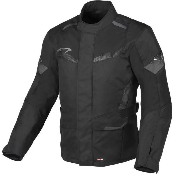 Geaca textil impermeabila MACNA VAULTURE S Negru/Rosu, 5, nordicamoto.ro