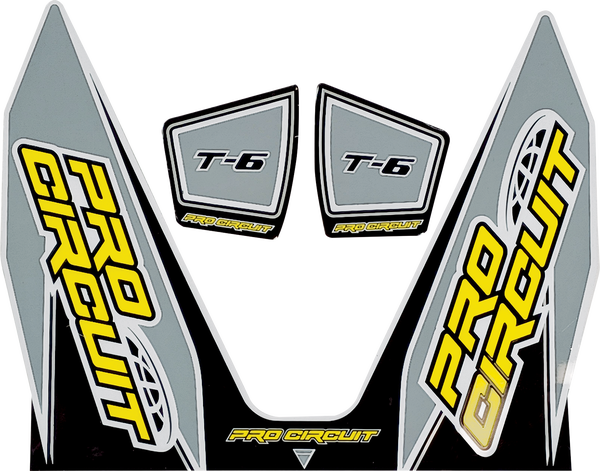 T-6 Exhaust Decals Gray-0