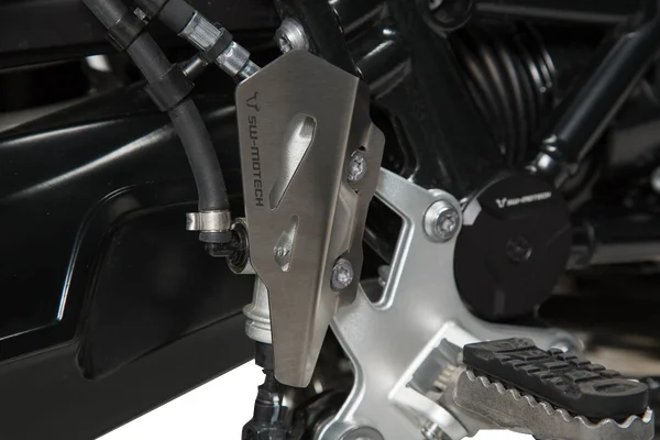 Brake Master Cylinder Guard Rear Silver, Aluminum, 1, nordicamoto.ro