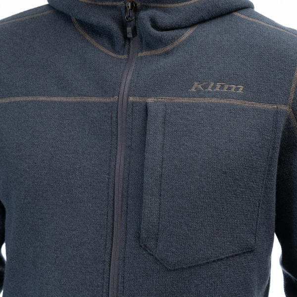 Hanorac Snowmobil Klim Bighorn Canyon Wool Fleece Mid Layer Black Heather-6