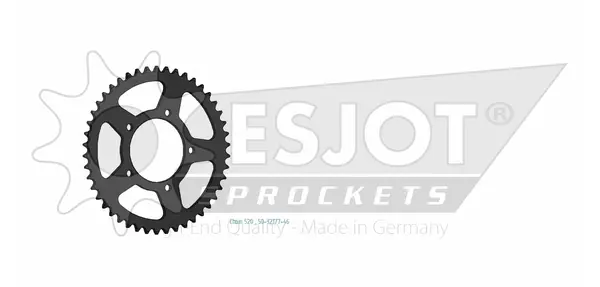 Pinion standard spate 520 negru, 1, nordicamoto.ro