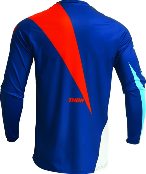Tricou Thor Sector Edge Navy/Orange-1