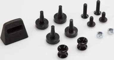 Adapter Kit For Adventure Rack Black, 2, nordicamoto.ro