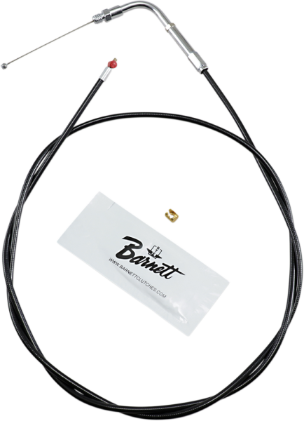 Black Vinyl Throttle/idle Cable Black +152 mm (6''), 1, nordicamoto.ro