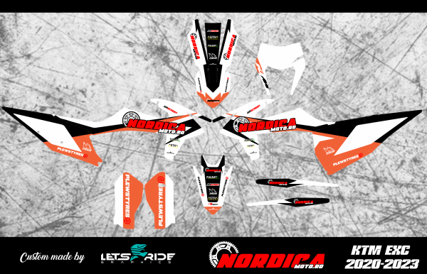 Kit stickere NordicaMoto KTM EXC 20-23