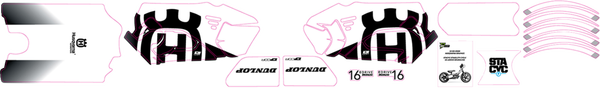 Stacyc Stability Cycle Graphics Kit Black, White, 1, nordicamoto.ro