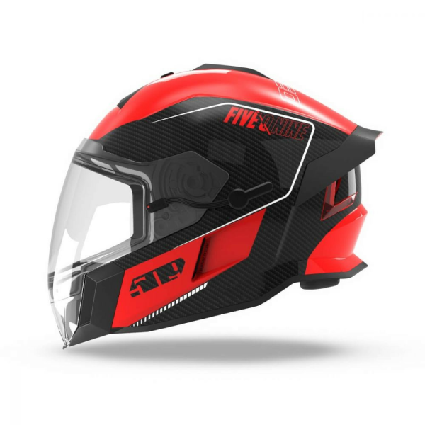 Casca Snowmobil 509 Delta V Carbon Ignite Racing Red-0