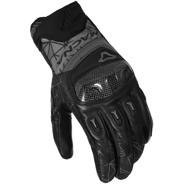 Manusi de piele vara MACNA ROCCO XL Rosu/Alb, 7, nordicamoto.ro