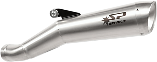 70's Slip-on Muffler Stainless Steel, Polished, 1, nordicamoto.ro